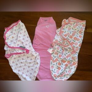 SwaddleMe Pink and White Kids Pajamas